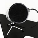 Filtra Pop Antiviento DOSLNLYA para Micrófonos con Reducción de Ruido y Brazo Ajustable 360° - Doble Capa de Absorción de Impactos, Accesorio Flexible para Estudio, Grabación, Transmisión en Vivo, Canto (), Mejora la Grabación Vocal, Diseño Flexiblizado