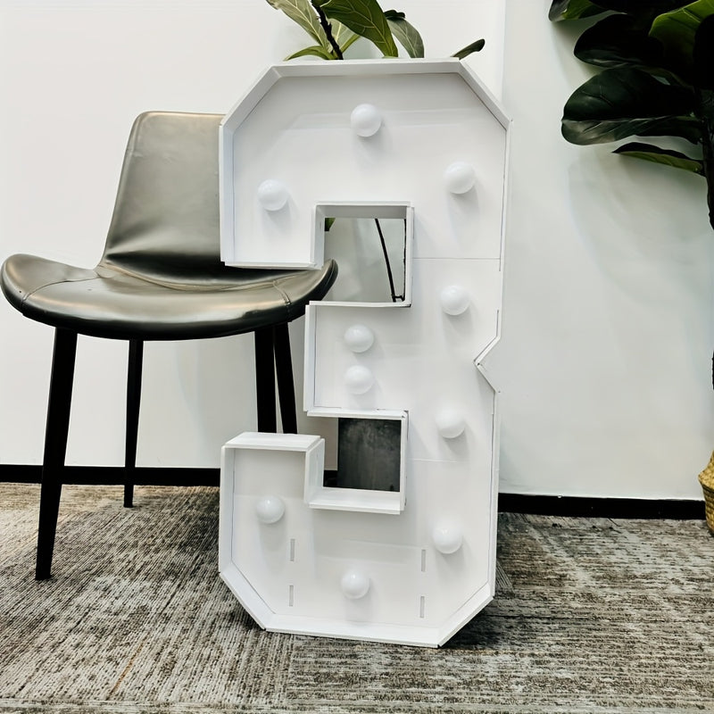 Marco tridimensional digital de tablero KT de 1 pieza, tablero KT precortado para montaje fácil, decoración para fiestas navideñas