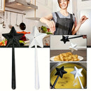 2 piezas, Rociador de Sal en Forma de Estrella, Varita Mágica para Condimentos de Pimienta, Cocina Creativa para Uso Doméstico, 7.11*18.03 cm
