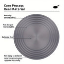 1pc Placa Difusora de Calor y Bandeja Descongeladora de Aluminio 24cm/28cm con Asas y Pinzas Antiescaldaduras - Descongelación Rápida, Protector para Estufa de Cocina, Conducción Térmica Rápida, Liberación de Presión Duradera, Fácil Limpieza, Compatible