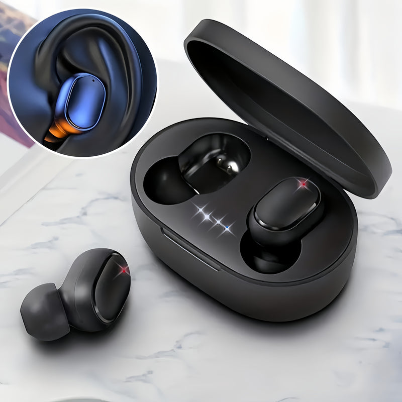 Auriculares inalámbricos TWS nuevos con larga duración de batería, alta calidad de sonido, reducción de ruido, diseño compacto para música, deportes al aire libre, senderismo y running, auriculares deportivos, diseño deportivo, audífonos para juegos