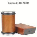 Afila Cuchillos de Diamante Profesional con Ángulo de 15° & 20° y Soporte Magnético - Afilador Manual Portátil para Cuchillos de Chef y Utilitarios, Diseño Compacto Duradero, No Necesita Batería - Regalo Perfecto de Navidad o Cumpleaños para Cocinas Case