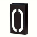 RUOCIN Luces solares LED para números de casa - Exteriores, jardín, patio, pared, montaje en pared, impermeable IP55, diseño de montaje semienterrado desmontable con control de interruptor, batería recargable, luces solares exteriores, moderna lámpara, p