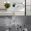 1pc Soporte de papel higiénico con forma de oruga, papel higiénico independiente con animales cómicos, almacenamiento de decoración de arte de baño Rollos de papel higiénico, suministros sanitarios