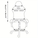 Fundas para Silla de Oficina con Cubiertas para Reposabrazos para Silla Giratoria, Gris Claro