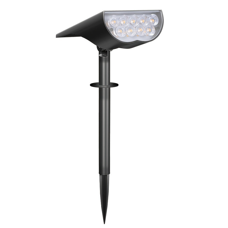 1 unidad de Luces Solares para Césped Villa Jardín Focos de Paisaje Exterior 9LEDs Luces Solares para Árboles de Patio