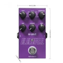 Electro-Vibe M-Vave Pedal de Retardo Digital - 9 Modos, Retardo Largo de 3000ms, Salida Estéreo, Calidad 24bit, Carga USB, Aleación de Aluminio, Sin Batería Necesaria, Pedal de Efectos de Guitarra | Diseño de Pedal Vibrante | Construcción Duradera