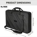 Estuche de transporte para equipo DJ negro para Pioneer DDJ400 SR2 SX 800 FLX46 1000 XDJRX3Z RR, hecho de acetato de etileno vinilo (EVA)