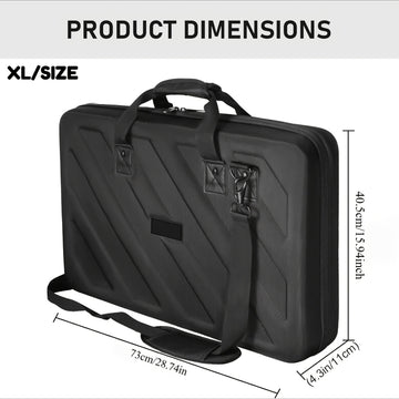 Estuche de transporte para equipo DJ negro para Pioneer DDJ400 SR2 SX 800 FLX46 1000 XDJRX3Z RR, hecho de acetato de etileno vinilo (EVA)