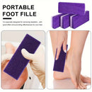 Pediluvio y Manicura Portátil Exfoliante Púrpura - Sin Batería, Eliminador de Cutículas Gruesas sin Fragancia, Herramienta Manual de Polipropileno Duradera para Pedicuras y Manicuras, Diseño Ergonómico, Artesanía de Calidad