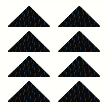 4/8/12 pzas Pinzas para alfombras, almohadillas antideslizantes para alfombras para pisos de madera dura y azulejos, cinta de alfombra reutilizable y lavable para alfombras de salas de estar, almohadilla adhesiva de doble cara para alfombra que mantiene