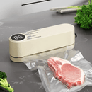 1 pieza de sellador de vacío portátil recargable por USB - Sellador de alimentos automático multifuncional con sistema de sellado de snacks, función de succión externa e inflado, ideal para cocina y picnic al aire libre.