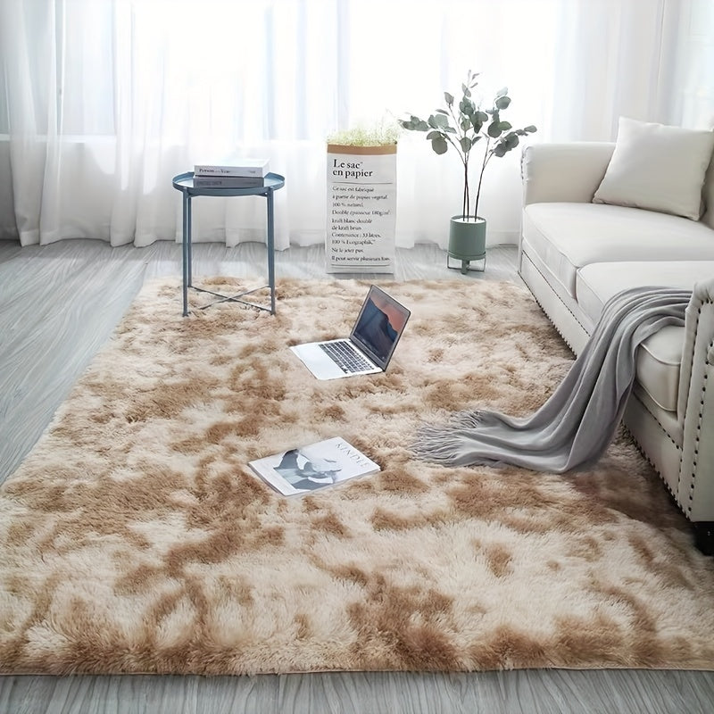 1 Unidad, Alfombras Suaves Y Esponjosas De Pelo Largo Para La Sala De Estar, Alfombra Mullida Para El Dormitorio, Alfombras De Decoración Para El Hogar, Bonitas Y Lujosas, Antideslizantes Y Lavables A Máquina, Decoración Para El Hogar