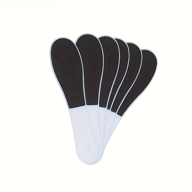 Limador Profesional de Pies Doble Cara - Herramienta Exfoliante con Grano Grosso y Fino, Mango Ergonómico de Plástico para Eliminación de Pelos Muertos, Pedicura y Manicura, Diseño Compacto, Acabado Suave, Apto para Viajes (Sin Batería), Agarre Cómodo, C