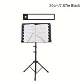 AIWELLKAY Tira de Luces LED para Escenario - Iluminación Musical Recargable por USB con Base Magnética, Barra Delgada para Orquestas, Conciertos y Presentaciones - Compatible con Altavoces y Equipos de Escenario, Efectos para Shows, Diseño Elegante, Cons