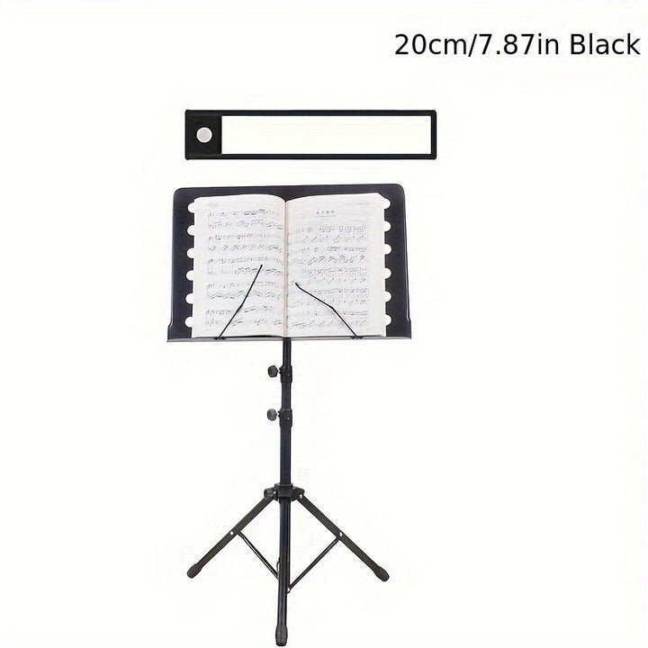 AIWELLKAY Tira de Luces LED para Escenario - Iluminación Musical Recargable por USB con Base Magnética, Barra Delgada para Orquestas, Conciertos y Presentaciones - Compatible con Altavoces y Equipos de Escenario, Efectos para Shows, Diseño Elegante, Cons