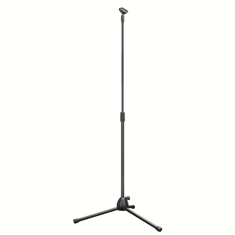 Soportes de micrófono y micrófonos con patas plegables y trípodes ideales para estudios, karaoke, shows en vivo de DJ y conferencias