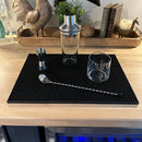 Alfombrilla de barra de PVC para bartenders, lavable a mano, ideal para bares en casa y restaurantes, secado rápido para mostradores y café