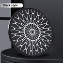 Cabezal de ducha redondo de 6 pulgadas, negro, moderno, de plástico, con rociador superior para baño sin esfuerzo, ideal para lavar el cabello y duchas, fácil instalación con montaje de inserción, rociadores para el cuerpo