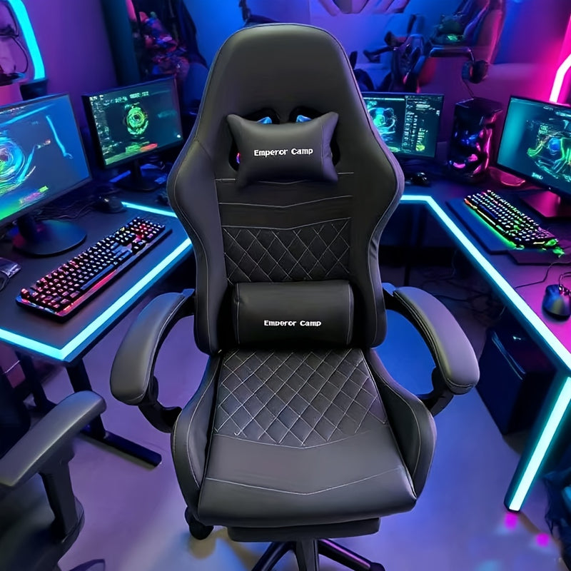 Una silla ergonómica práctica, duradera y única para gaming con rotación de 360°, ideal para oficinas en casa o juegos. Fácil montaje y base metálica estable que ofrece comodidad durante largas sesiones