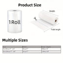 1 Rollo de Bolsas Texturizadas para Almacenamiento de Alimentos al Vacío, 20 cm de Ancho con Opciones de 5 m y 15 m de Largo, Cortable a Medida, Ideal para Prolongar la Frescura y Conservar el Sabor de Carne, Verduras y Más, Duraderas