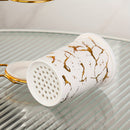 1 Juego, Soporte de Utensilios, Cilindro de Almacenamiento, Utensilios de Cocina y Restaurante, Material Cerámico, Diseño de Cilindro Doble, Adecuado para Almacenar y Organizar Cuchillos, Tenedores, Cucharas, Palillos en Encimeras de Cocina