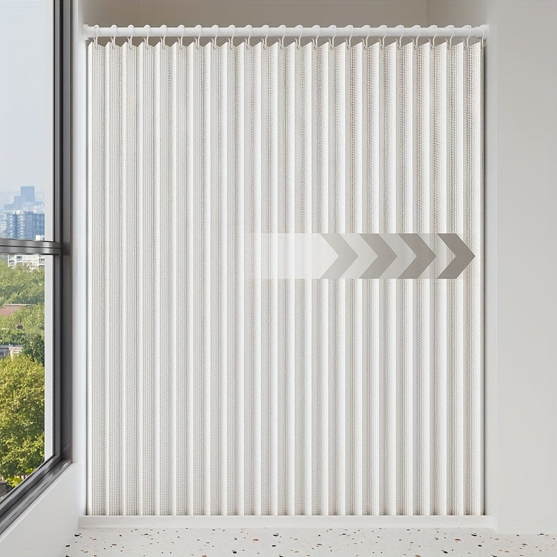 1pc Cortina de Baño Plegable de Alta Calidad con Ganchos y Lazos, Separador Invisible para Húmedo/Seco, Fácil Almacenamiento, Adorno Moderno para Decoración del Hogar