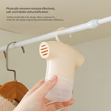 Caja de deshumidificación colgante para armario, absorción rápida, eliminación de olores, eliminación de moho y humedad, material de polipropileno, para dormitorios y escenarios variados, eliminación de olores | Caja colgante | Diseño portátil