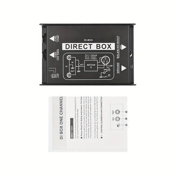CAJA PASIVA DE UN CANAL AROMA - Aislador de Audio de Alta Calidad para Guitarra, Micrófono y Equipo de DJ - Reducción de Ruido, Sin Necesidad de Energía, Compatible con PC () | Dispositivo de Aislamiento de Sonido | Equipos de Audio Profesionales | Compo