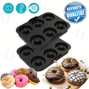 Revestimientos de Silicona Reutilizables Antiadherentes para Freidora de Aire | Molde para Donas, Tamaño Compacto (1/2 Piezas) - Compatible con Modelos Ninja AF400EU, AF451EU, SL400EU y Más Accesorios para Freidoras