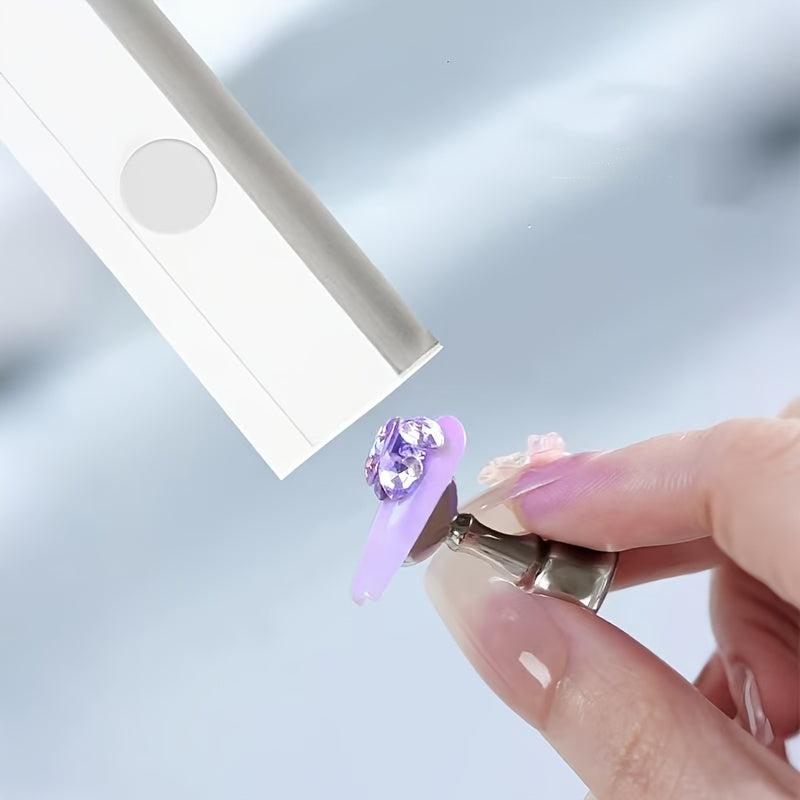 Linterna Portátil Mini para Uñas con Pantalla Digital - Curado Rápido sin varillas, Batería de Litio Recargable USB, Ideal para Manicura en Casa y Viajes, Regalo de Alta Calidad | Luz Decorativa para Arte de Uñas
