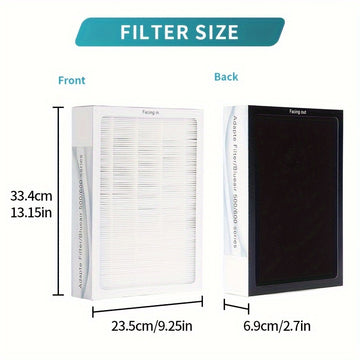 1 Conjunto De 3 Filtros De Repuesto True HEPA Compatibles Con Blueair 500/600 Smokestop Classic 503 505 603 650E 550E 501 510 555EB 601 605 580i 680i, Filtración De 3 Etapas De Alta Eficiencia Con Carbón