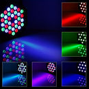 1pc Luz Par DJ RGB de 36 LED - Control Remoto Inalámbrico - Colores Vibrantes para Bodas, Cumpleaños, Navidad, Espectáculos de Música, Fiestas de Baile