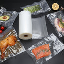 Rollo de Bolsas para Sellado al Vacío de 20 cm de Ancho y 10 m de Largo para Almacenamiento de Alimentos - Rollo Hermético Extra Grueso para Mantener la Frescura de Carne, Queso, Verduras y Frutas, Resistente para Congelador, Mantiene los Alimentos Fresc
