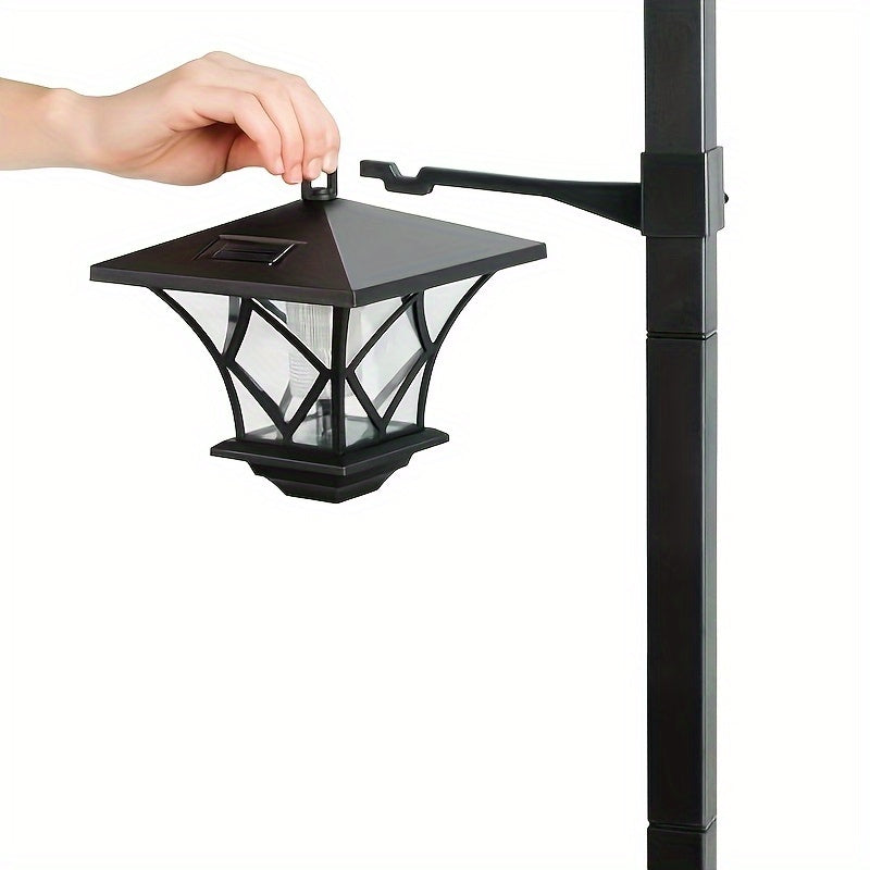 1.5m Luces solares LED para jardín - Lámpara de césped de doble uso con acabado pulido, iluminación de senderos y paisajes, perfecta para patios, jardines, céspedes y decoración navideña, carga solar, control de interruptor, batería de níquel, luces para
