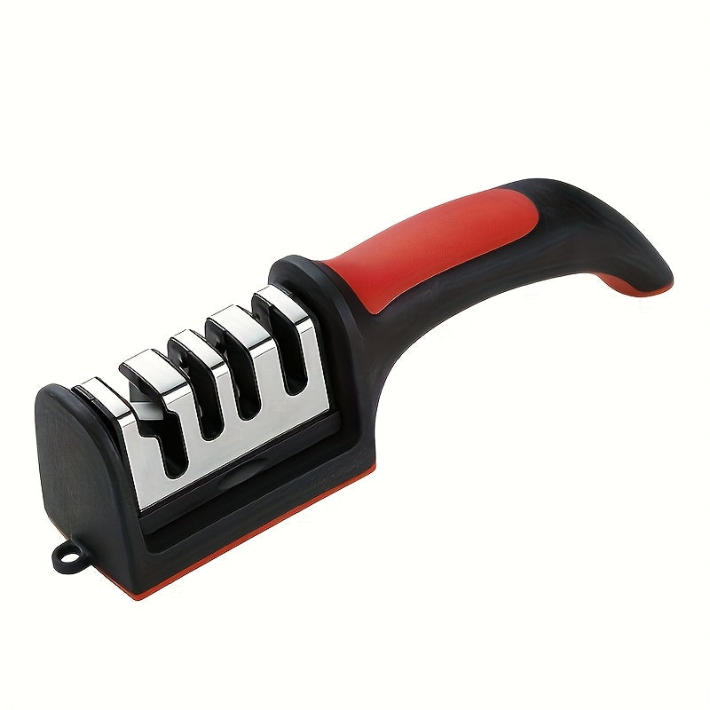 Afila cuchillos profesional grado 3/4 - piedra de afilar de acero tungsteno y cerámica diamantada, ideal para chefs, esencial para familias, regalo perfecto para el Día del Padre y la Madre