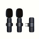 Micrófono de solapa plug-and-play, sonido ultra claro de 360°, ligero y portátil, con cancelación de ruido para transmisiones en vivo, entrevistas, reuniones por video, grabación de video y llamadas por video