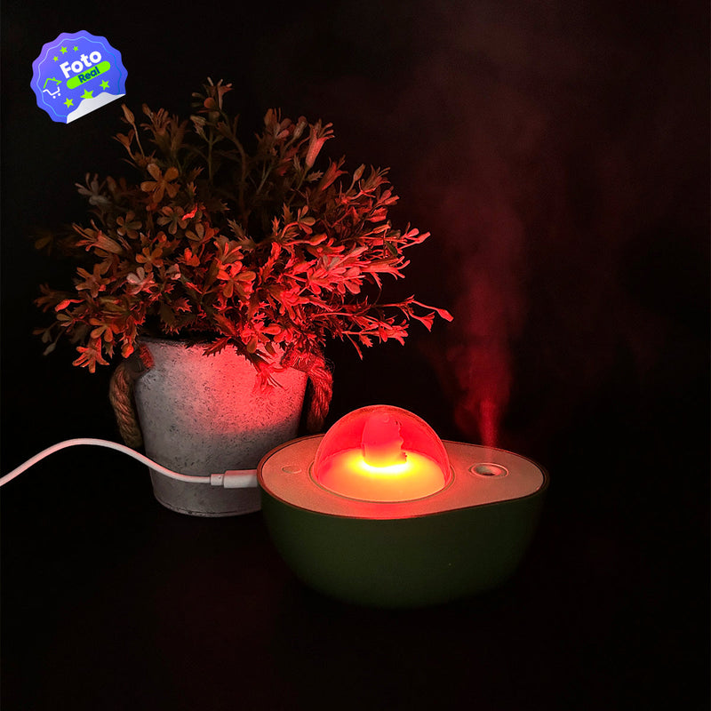 Humidificador De Aguacate Difusor De  Aromas y Luces RGB PVT-SQ001