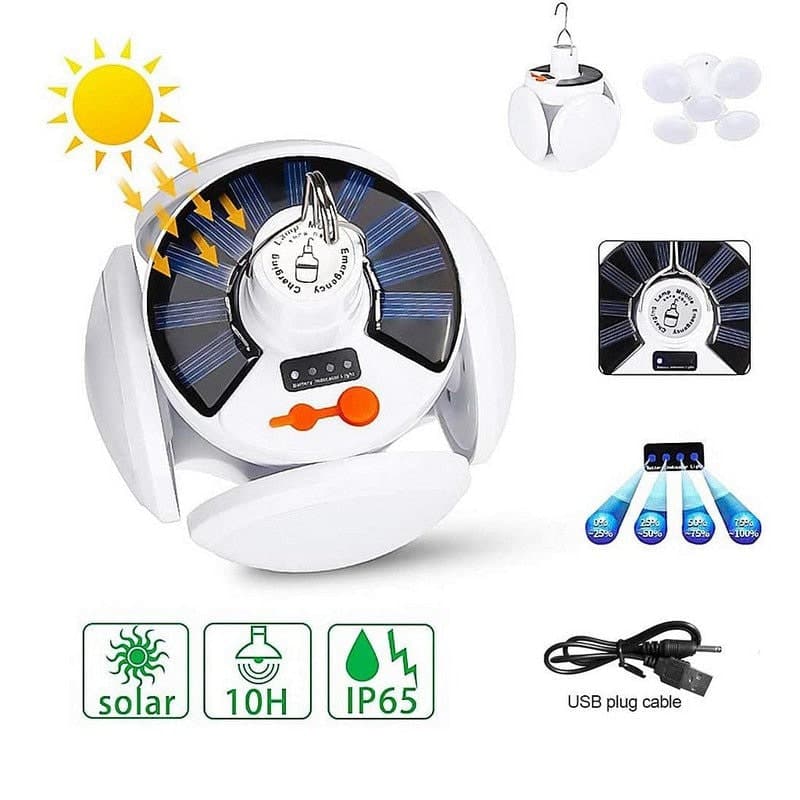 Lampara solar led 30% OFF