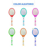 Raqueta Eléctrica Mata Zancudos Moscas Recargable Linterna ZH010