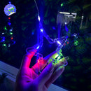 Cortina Intercalada de Arboles y Estrellas 3 M 130 LEDS Decoración Navidad 173