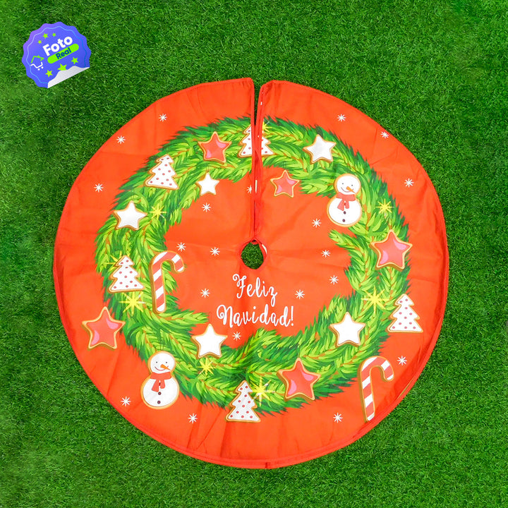 Pie De Árbol Falda Navideño Decoración Tapete YG-946