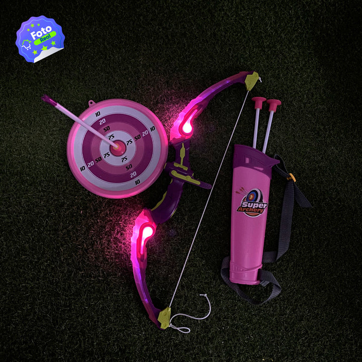 Juego De Arco Y Flechas Con Luces Juego Infantil 881-24B