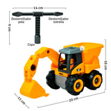 Excavadora Volco Construcción Juguete Desarmable Niños PF114