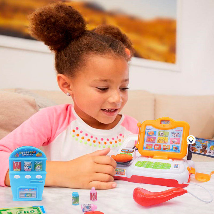 Set Caja Registradora Juguete Sonidos Accesorios Infantil 77710