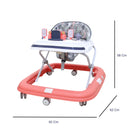 CAMINADOR PARA BEBÉ CON DISEÑO DE AUTO Y ASIENTO ACOLCHADO SALMÓN Y-W838 MUNBE