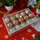 Bolas Navideñas x15 Esferas decorativas Árbol Navidad A13648