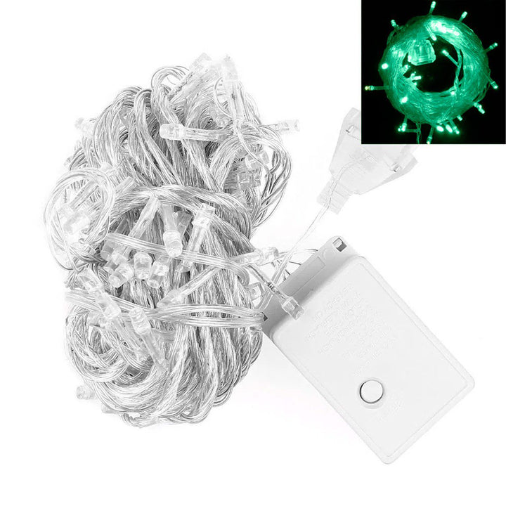 Extensión Luz LED Lineal 100 Luces 6 M. Navidad Verde 1424