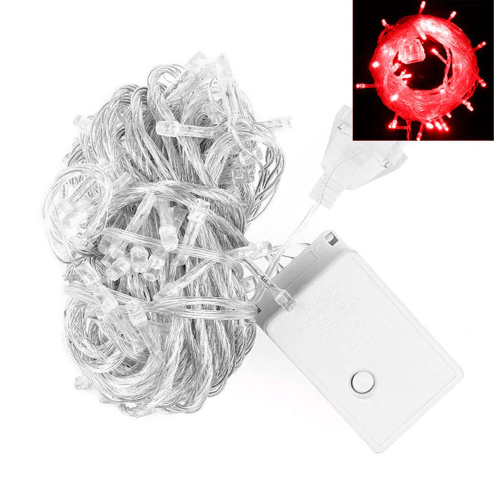 Extensión Luz LED Lineal 100 Luces 6 M. Navidad Rojo 1425