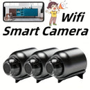 1 cámara de vigilancia con conexión WiFi, micrófono y soporte, controlada y monitoreable a través de una aplicación móvil, ideal para uso doméstico